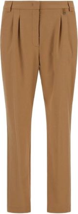 Herno Tapered Broeken - Dames - Broeken - Bruin - XS - Leer - Broeken