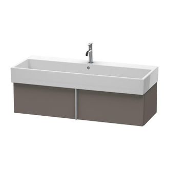 Duravit Mueble De Pared Duravit Vero Air 118,4 X 43,1 Cm, 1 Extra&iacute;ble, Para Vero Air 235012, Color (frente/cuerpo): Flanela Gris Seda Lacado Mate - Va61290909