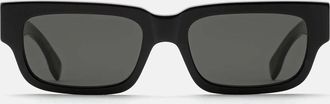 Retro Superfuture Sunglasses Roma Black Wch Black/Black Unisex