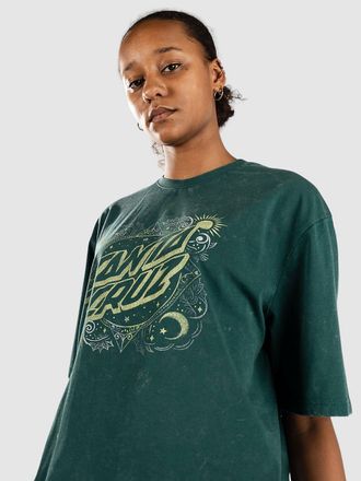 Santa Cruz Ornate Dot Front Oversized T-Shirt groen