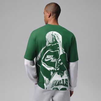 Nike Jordan Mens Jordan Brooklyn T-Shirt in Green | IW1036-341