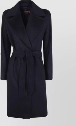 Max Mara virgin wool belted coat