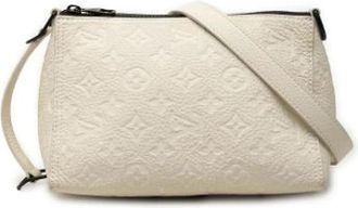 Louis Vuitton Tweedehands Canvas Louis Vuitton tassen - Dames - Vintage Schoudertas - Wit - ONE Size - Vintage
