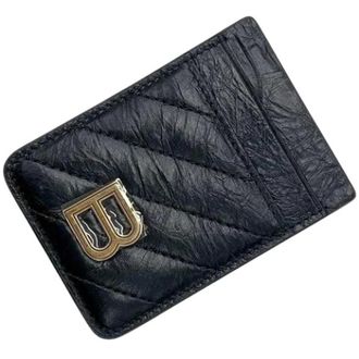 Balenciaga Pre-owned Wallets, female, Black, Size: ONE SIZE Pre-owned Card Case