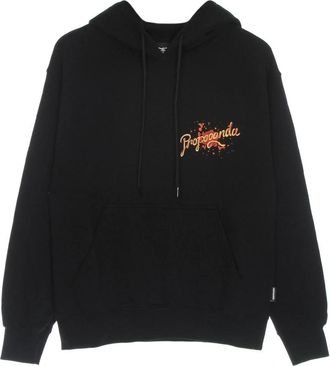 PROPAGANDA Zwarte Lichtgewicht Hoodie - Heren - Hoodies - Zwart - XS - Katoen - Hoodies & sweatvesten