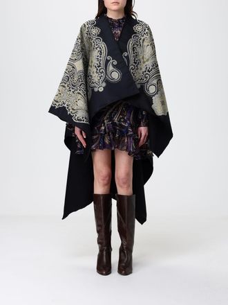 Etro Coat Woman color Black