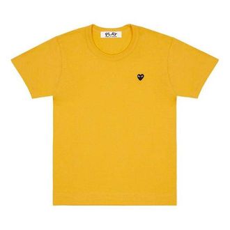 Comme Des Gar&ccedil;ons Mini Logo Tee Yellow AZ-T213-051-2