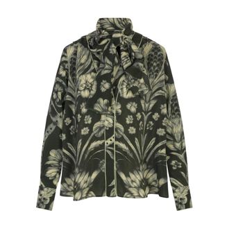 F.R.S. For Restless Sleepers Mujer, Blusas y Camisas, Verde, Talla: L