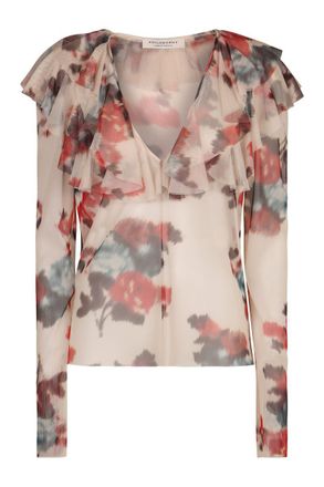 Philosophy di Lorenzo Serafini Printed Frill Blouse