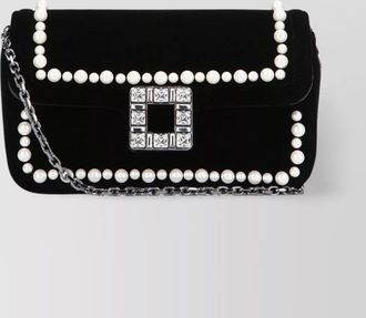 Roger Vivier girls play pearl chain shoulder bag