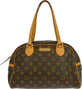 Louis Vuitton Montorgueil Monogram Canvas Brown Canvas Handbag (Pre-Owned)