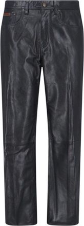 Calvin Klein Goat Leather Pants - Black