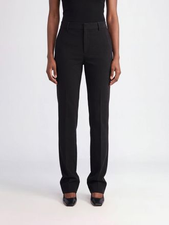 Pantaloni Torino Mid-Rise Tailored Skinny Trousers in Cr&ecirc;pe