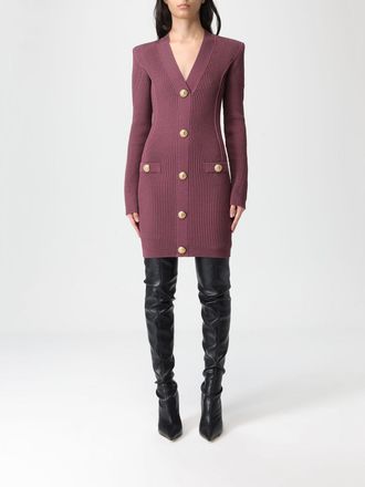 Balmain Dress BALMAIN Woman color Violet
