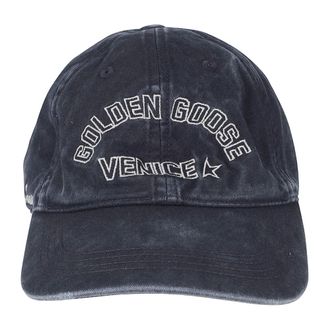 Golden Goose Journey Baseball Cap - male - Golden Goose - Hats & Caps - Blue - ONE SIZE - Accessories