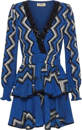 PHO Firenze Abito - Dresses - Mujer - Azul - S