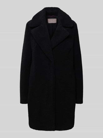 Christian Berg Mantel aus Teddyfell mit Reverskragen in Black, Gr&ouml;&szlig;e 44