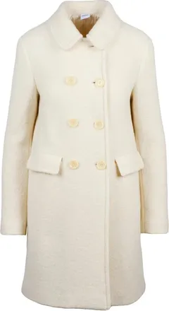 Aspesi Double-Breasted Virgin Wool Coat With Flap Pockets