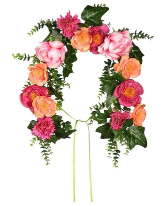 National Tree Company 36In Spring Flowers Mailbox Swag