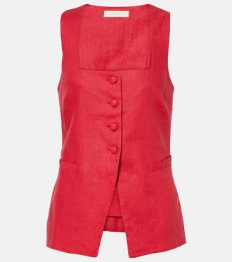 Faithfull The Brand Jackie linen vest