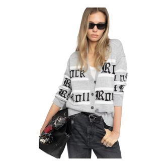 Zadig&Voltaire Cardigans, female, Gray, Size: XS Mirkaz Cardigan