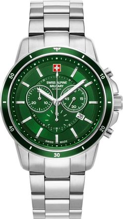 Swiss Alpine Military Douglas Chronograph 7089.9134 - Heren - Horloges - Grijs - ONE Size - Accessoires
