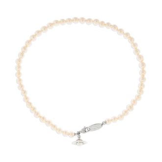 Vivienne Westwood Necklaces, female, White, Size: ONE SIZE Chic Jewelry Collection