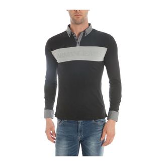 Armani Jeans Polo Shirts, male, Black, Size: M Polo Shirt