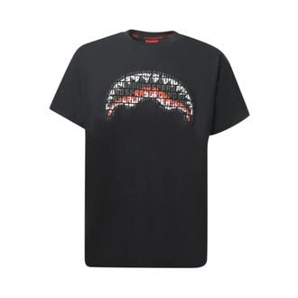 Sprayground T-shirt met ronde hals - Heren - T-shirts - Zwart - M - Katoen - Tops