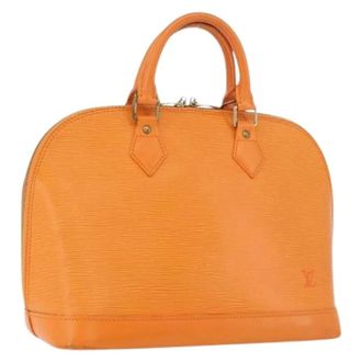 Louis Vuitton Pre-owned Handbags, female, Orange, Size: ONE SIZE Pre-owned Epi Leather Hand Bag