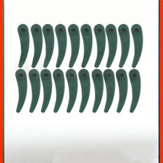 OEM Paquete De 20 Cuchillas De Repuesto Para Cortac&eacute;spedes Bosch F016800371 Y F016800372 (cuchillas De Pl&aacute;stico De Nailon)