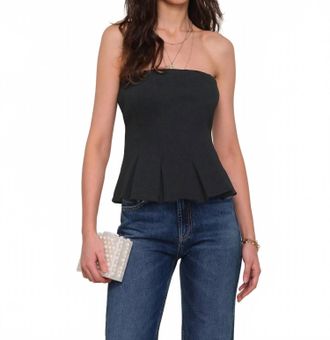 Heartloom Jolyne Strapless Top In Black