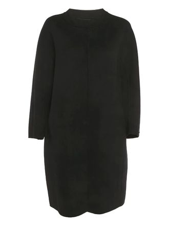 Max Mara felted midi coat - Black