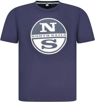 North Sails Mens Ns Graphic Tee Short Sleeve Crew Neck - Purple Cotton - Size X-Large
