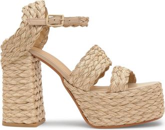 Castaner Sandaal MET 13 CM HAK - Dames - Sandalen met hakken - Beige - 36 EU - Schoenen