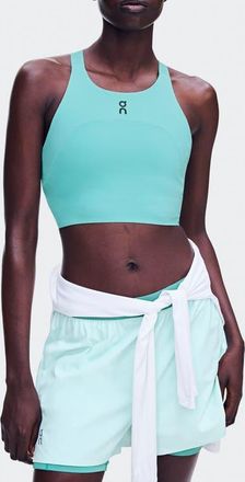 On Performance Crop Sports Bra in Aquamarine at Nordstrom, Size X-Small