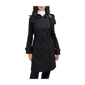 Burberry Trench Telford - Coats - Mujer - Negro - 2XS