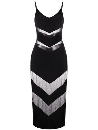 Cult Gaia Lani midi dress - women - Wool - S - Black