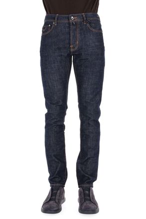 Jacob Cohen Nick Fit Leather Label Jeans
