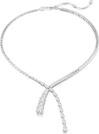 Swarovski Matrix Y Halsketting - Dames - Kettingen - Grijs - ONE Size - Accessoires
