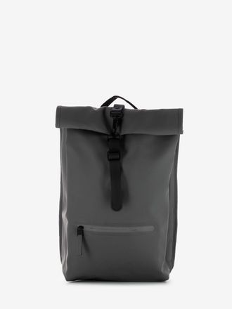 Rains Zaino rolltop rucksack W3 grey