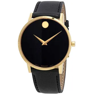 Movado Museum Classic Black Dial Mens Watch 0607271