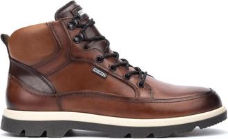 Pikolinos Bruine Enkellaars voor Mannen - Heren - Veterlaarzen - Bruin - 40 EU - Leer - Schoenen