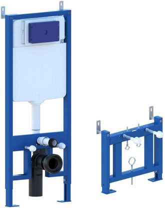 Nala Conjunto Estructura, Caja, Marco Empotrado Completo Con Placa De Inoxidable Para Sanitarios Ba&ntilde;o Wc Y Bidet Suspendidos - Nala