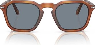 Persol Sunglasses Po3292 S 96/56 Terra Di Siena/Blue Unisex