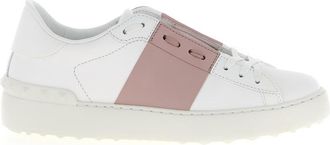 Valentino Garavani Pink Lace Up Sneakers