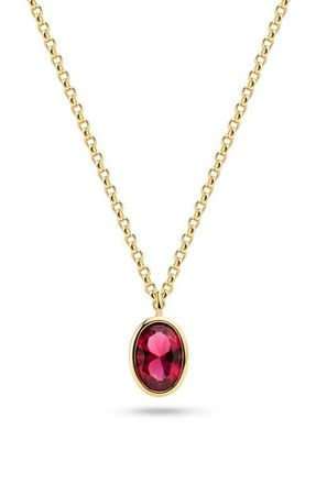 Sif Jakobs Jewellery Necklace Sardinien Ovale in 18K Gold Plated /Rose at Nordstrom
