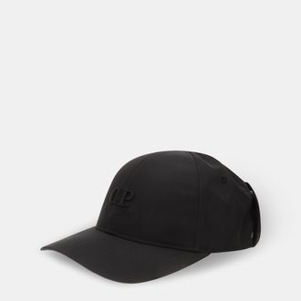 C.P. Company Accessories C.P. Company Chrome-R Goggle Cap in Black