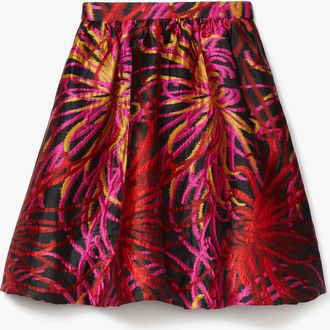 Kate Spade New York Winter Chrysanthemum Bubble Skirt