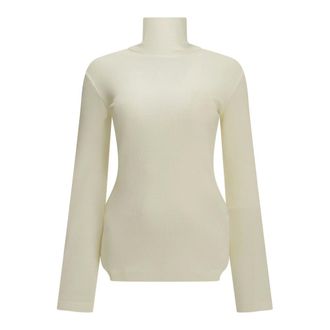 Max Mara Jersey de cuello alto MXMCono - Knitwear - Mujer - Blanco - XS